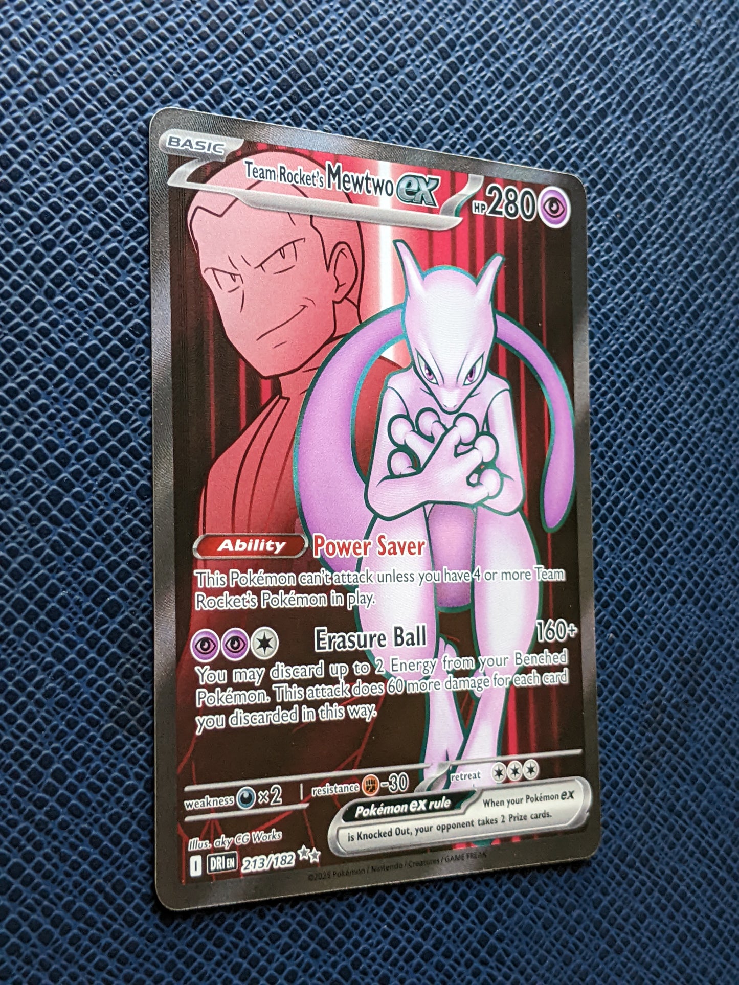 Team Rocket's Mewtwo ex #213/182