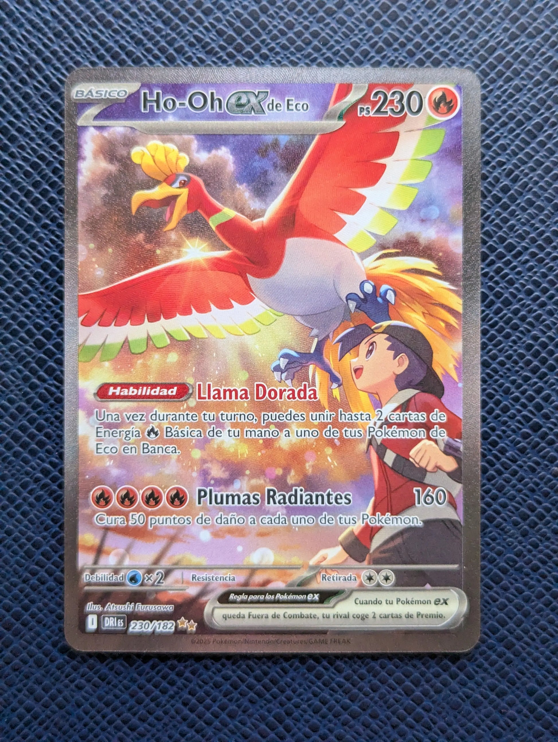 Pokémon Card Ethan's Ho-Oh ex #230/182 Front