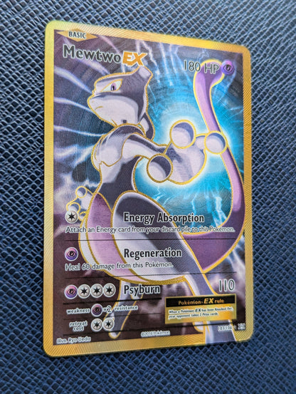 Carta Pokémon Mewtwo EX #103/108 Frontal Izquierda
