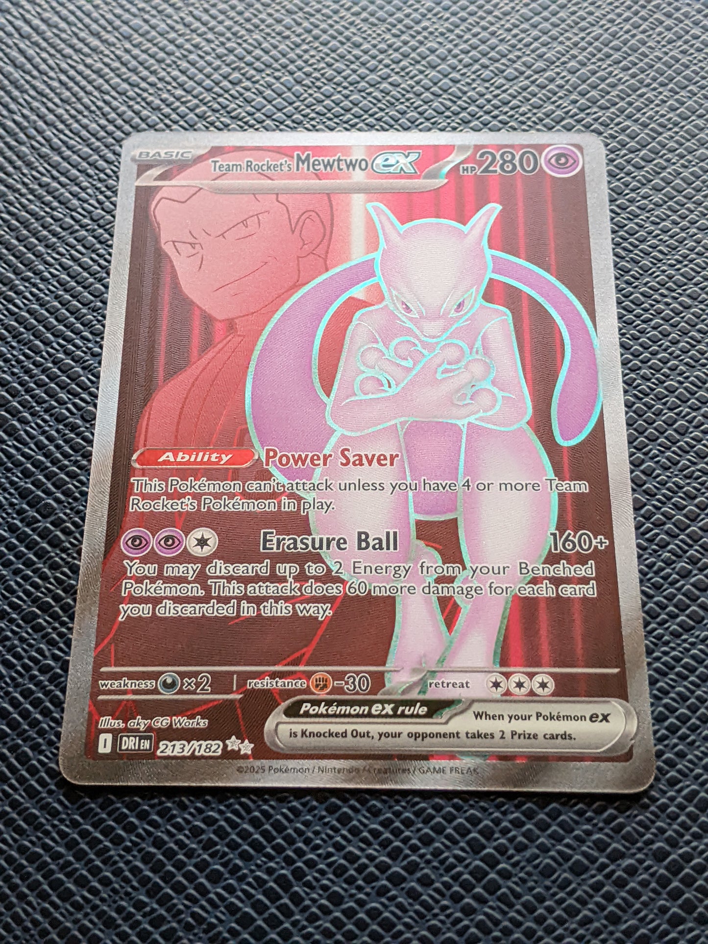 Team Rocket's Mewtwo ex #213/182