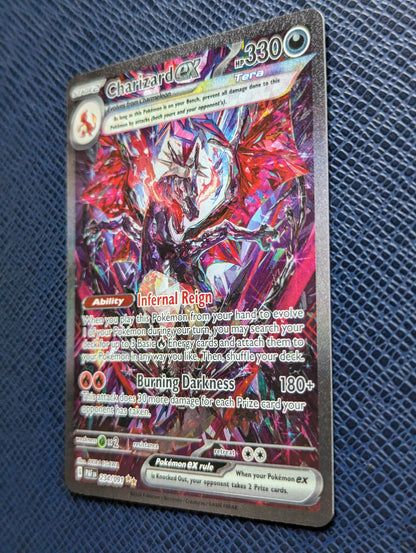 Pokémon Card Charizard ex #234/091 Front Left